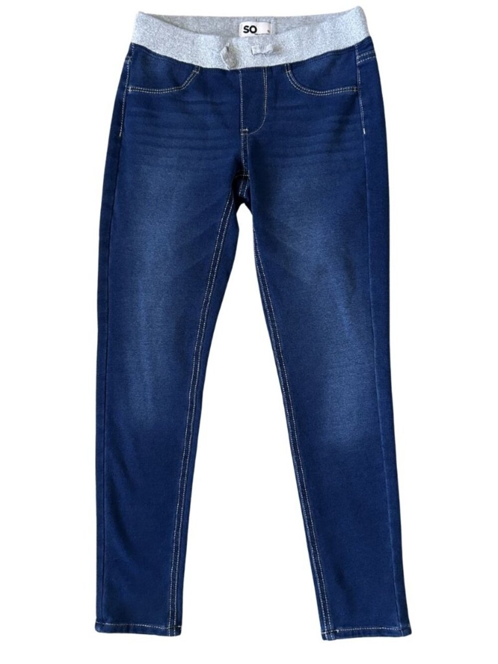 Girls Stretch Denim Jeggings, sz 10